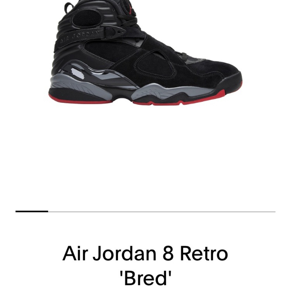 Jordan 8 retro bred